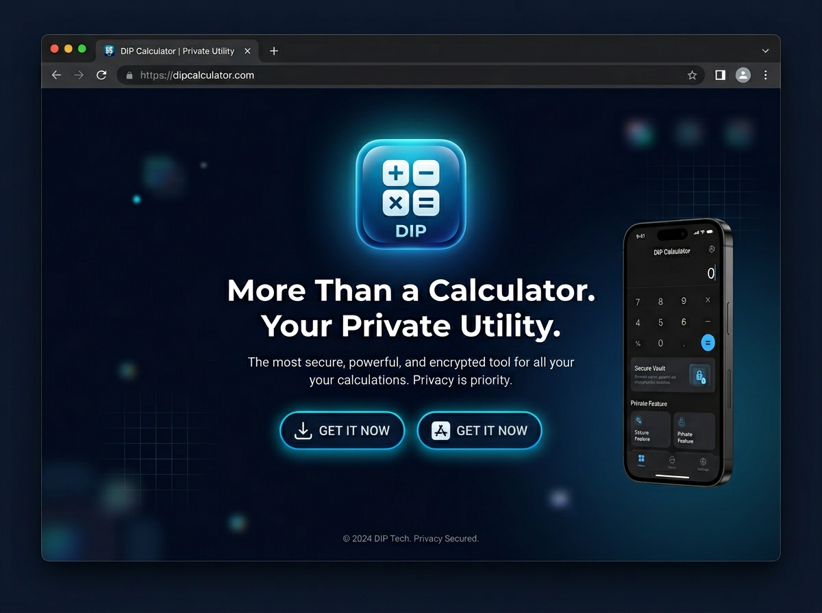 Calculator with Vault project preview