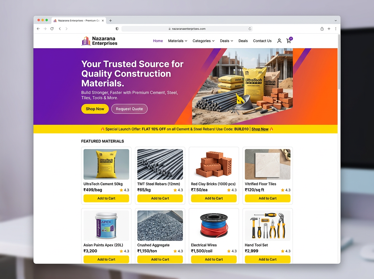 Nazrana Enterprises project preview